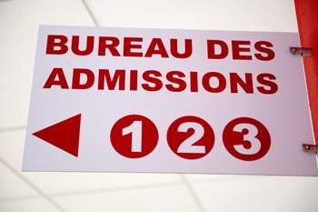 Bureau des admission